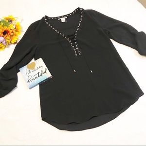 ⚠️5 for $10⚠️ Mona Leah Couture sheer blouse